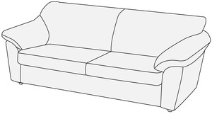 Диван 3-х местный Афина