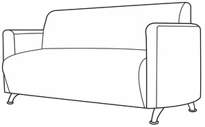 Диван 2-х местный Брикс