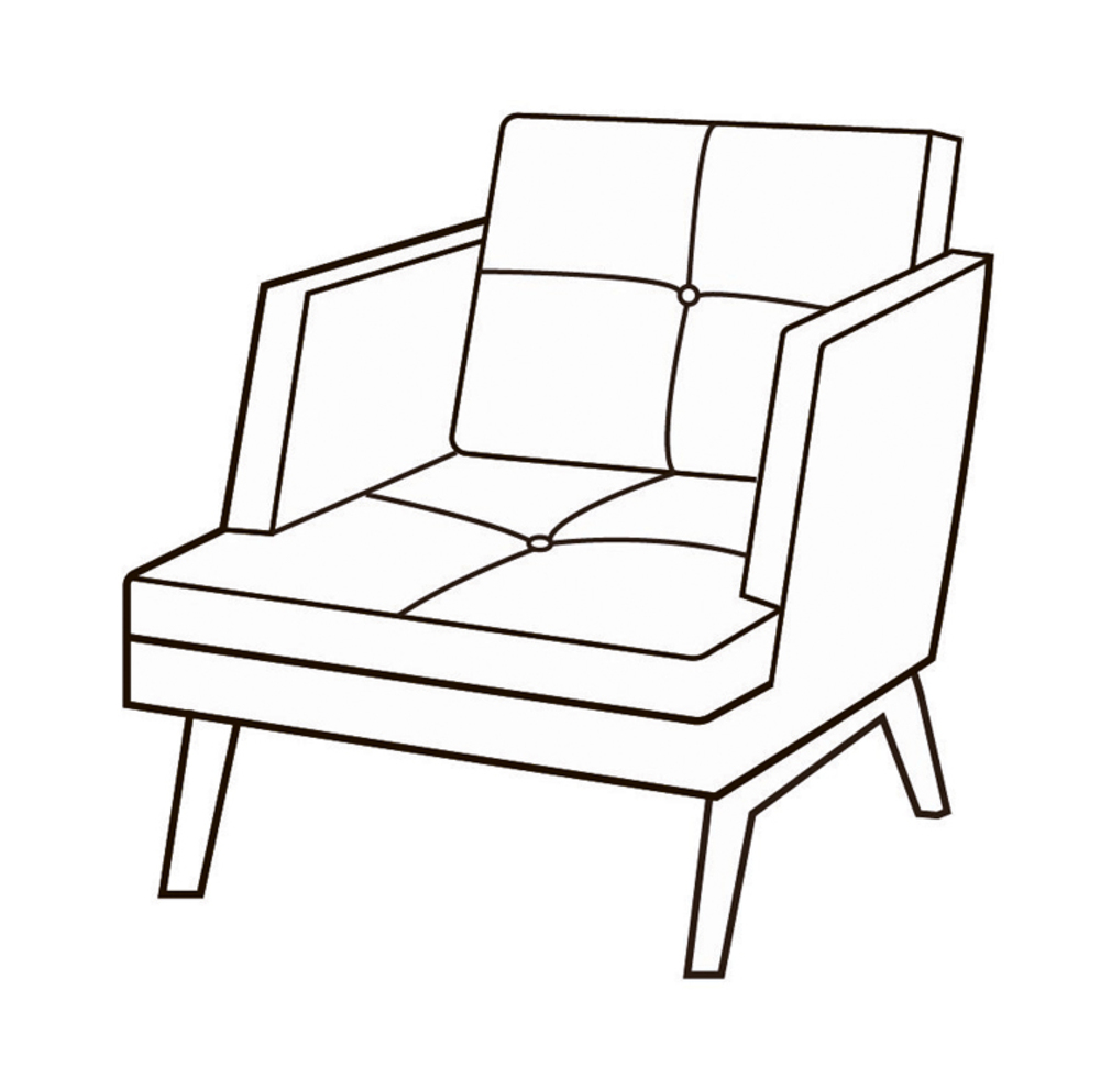 Кресло низкое Диктатор