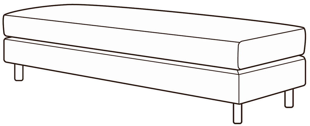 Банкетка 3-х местная Домино