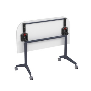 Складной радиусный стол-трансформер с фиксаторами