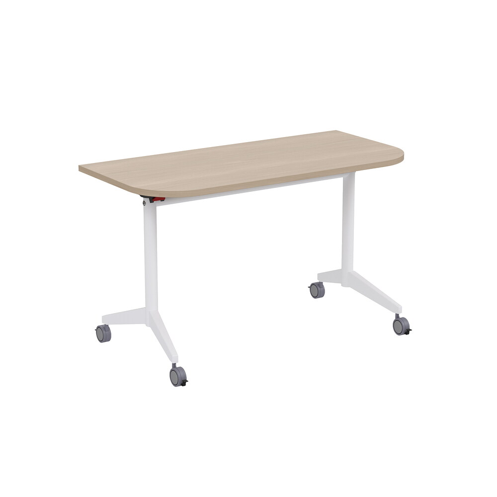 Складной радиусный стол-трансформер с фиксаторами