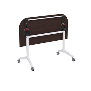 Складной радиусный стол-трансформер с фиксаторами