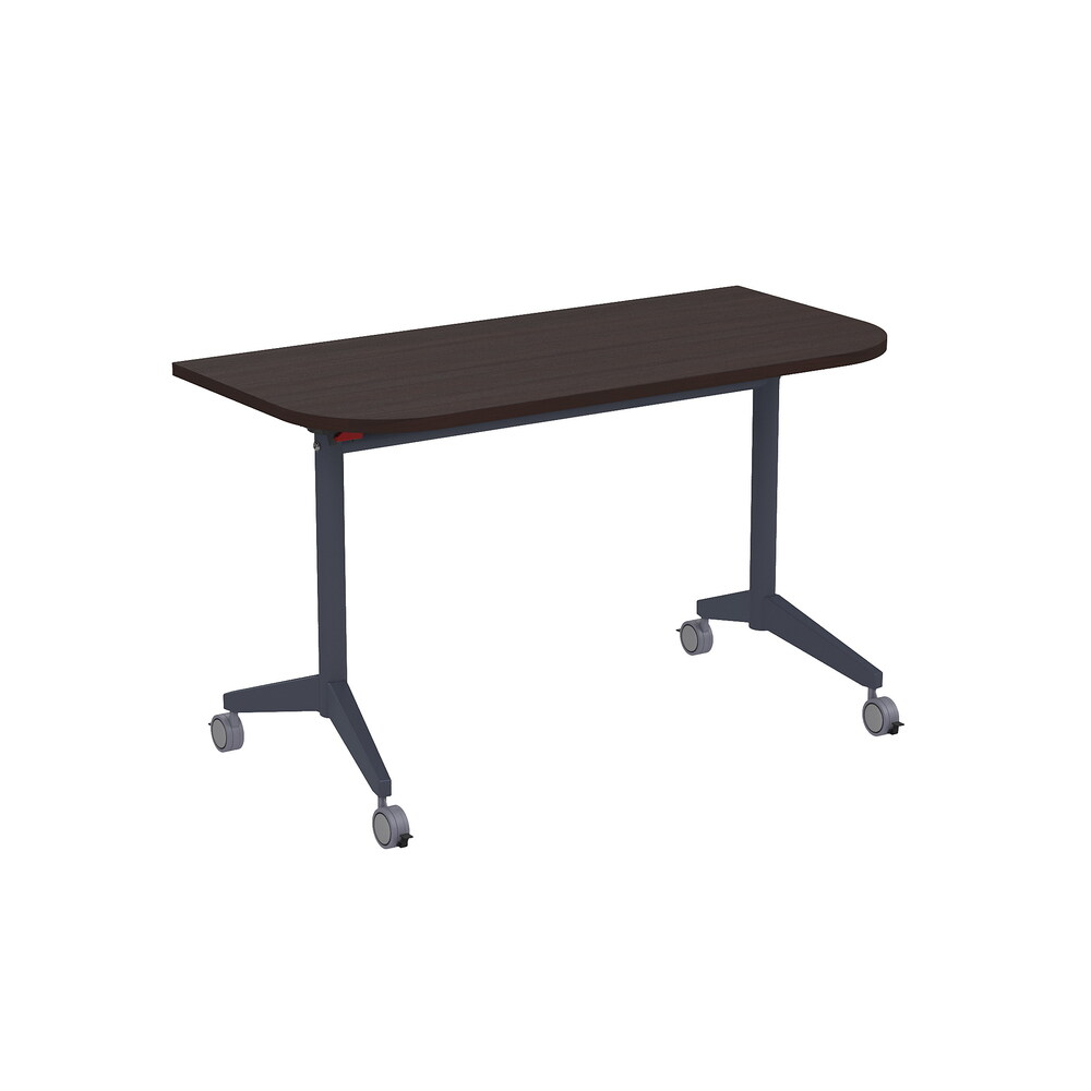 Складной радиусный стол-трансформер с фиксаторами