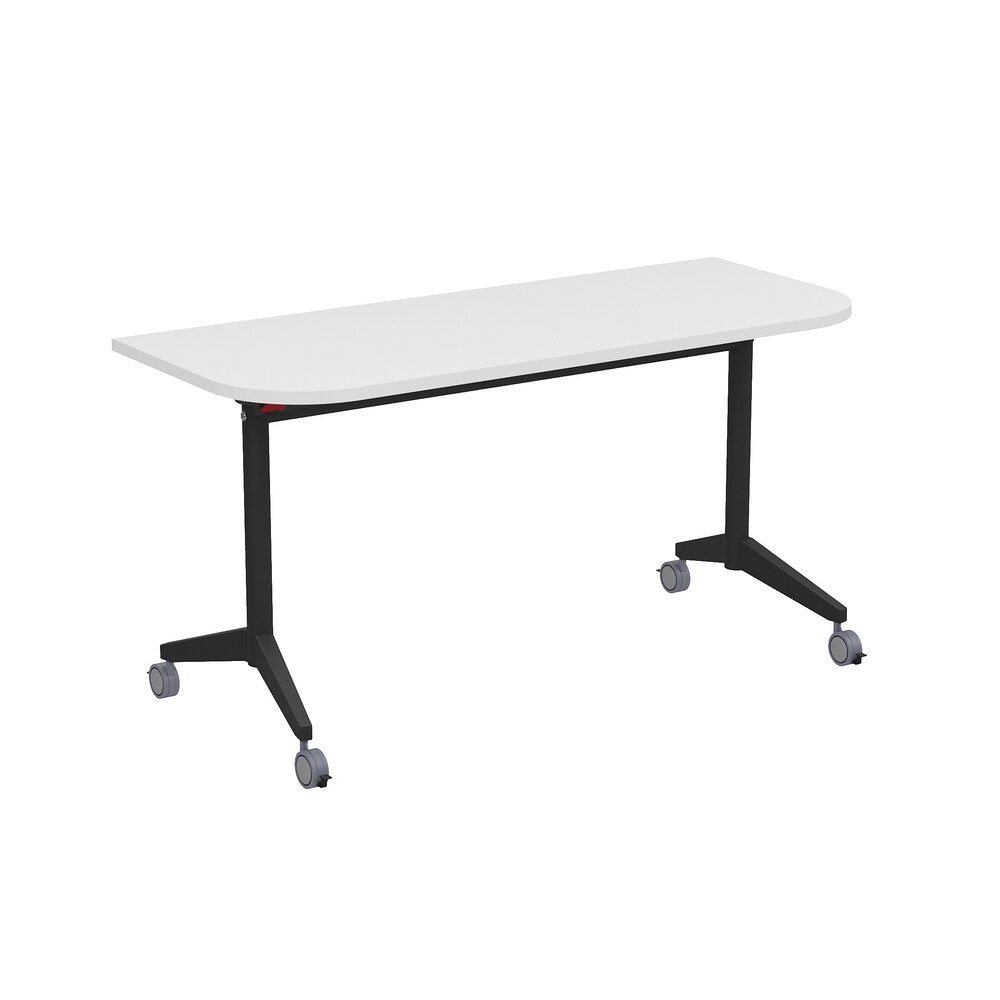 Складной радиусный стол-трансформер с фиксаторами