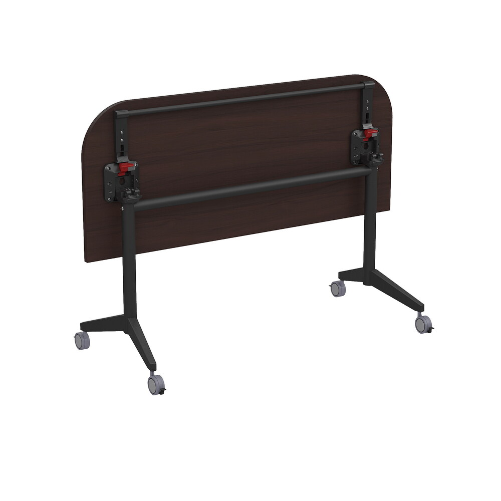 Складной радиусный стол-трансформер с фиксаторами