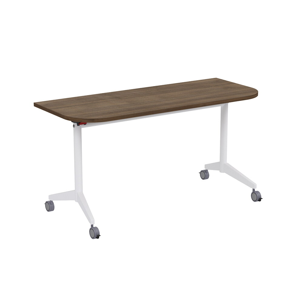 Складной радиусный стол-трансформер Simple с фиксаторами