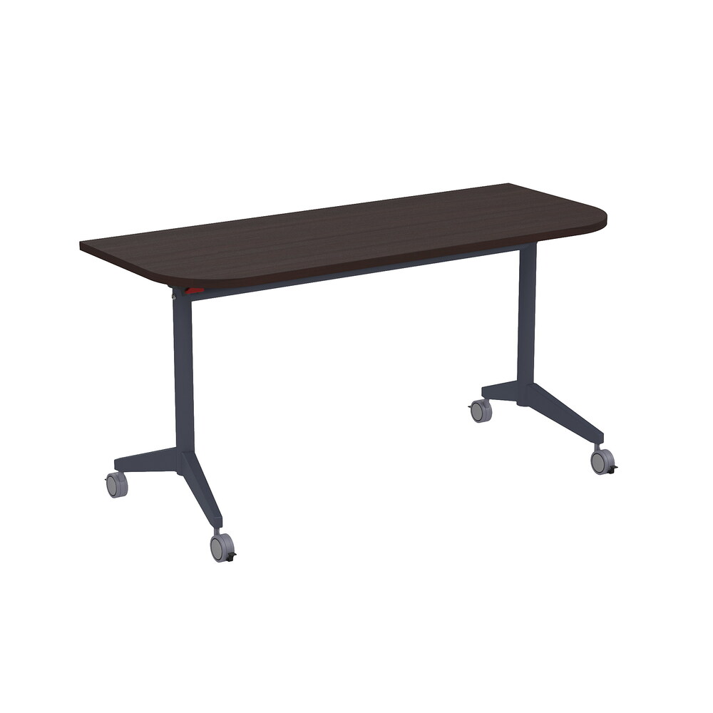 Складной радиусный стол-трансформер Simple с фиксаторами