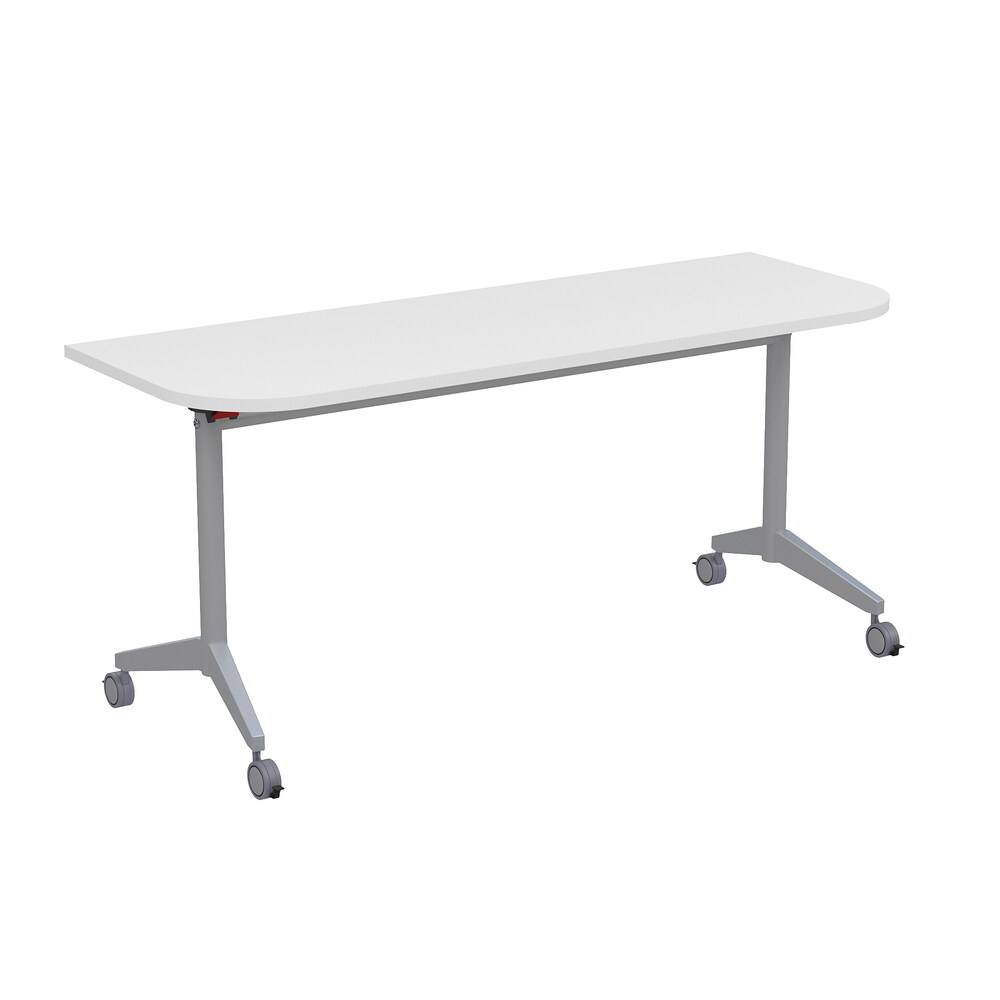 Складной радиусный стол-трансформер Simple с фиксаторами