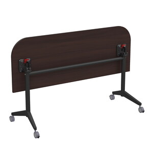 Складной радиусный стол-трансформер Simple с фиксаторами