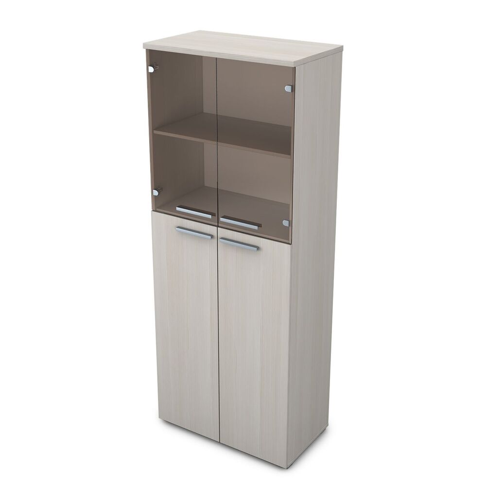 Шкаф высокий со стеклом