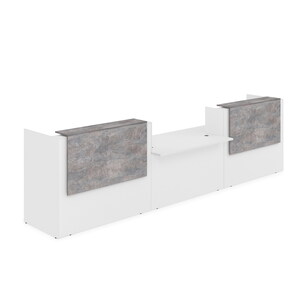 Комплект Ресепшн с фартуком ЛДСП (без подсветки)