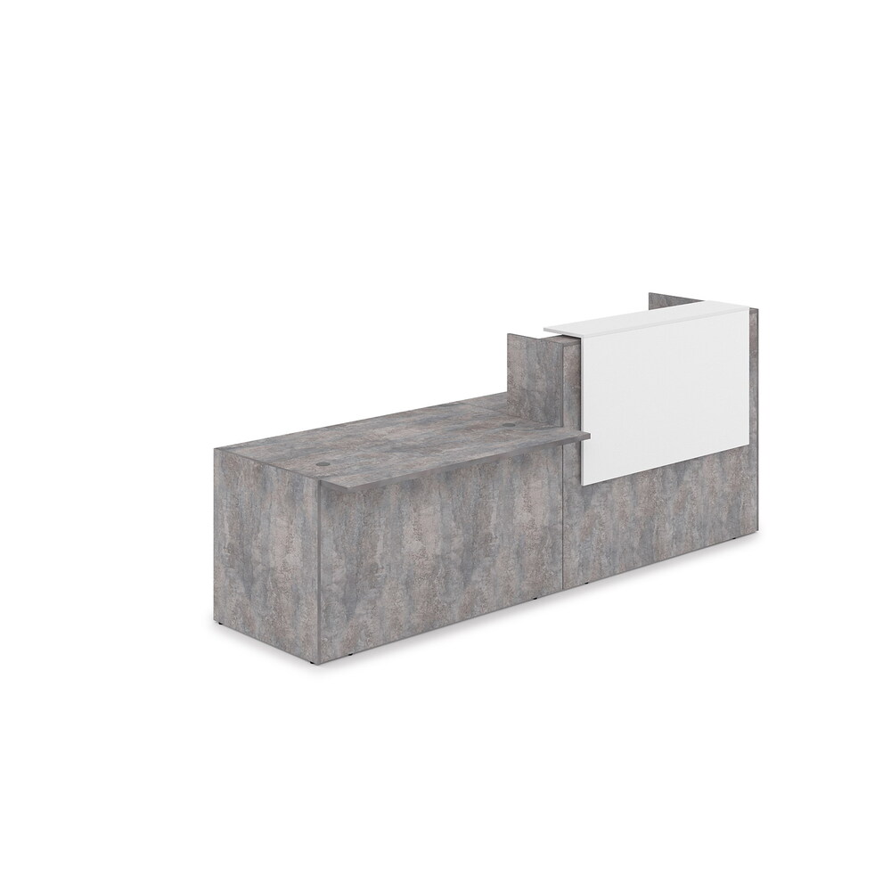 Комплект Ресепшн с фартуком ЛДСП (с подсветкой)