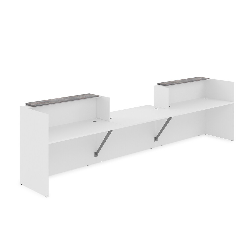 Комплект Ресепшн с фартуком ЛДСП (с подсветкой)