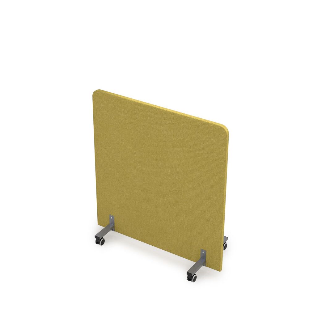 Акустическая мобильная перегородка на колесных опорах