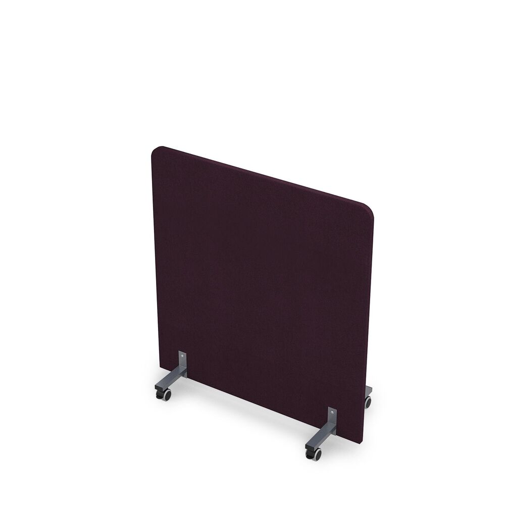 Акустическая мобильная перегородка на колесных опорах