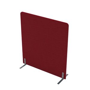 Акустическая мобильная перегородка на стационарных опорах