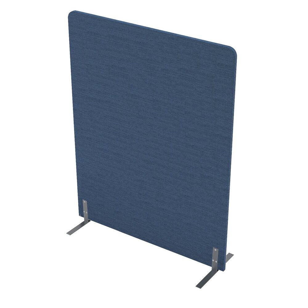 Акустическая мобильная перегородка на стационарных опорах