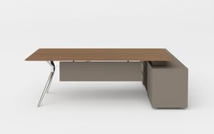 Cтол письменный с боковой тумбой (левый)