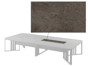 Центральная вставка стола переговора без блоков розеток