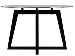 Стол журнальный стекло прозрачное (круг)