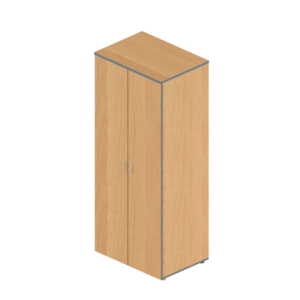 Гардероб с продольной штангой