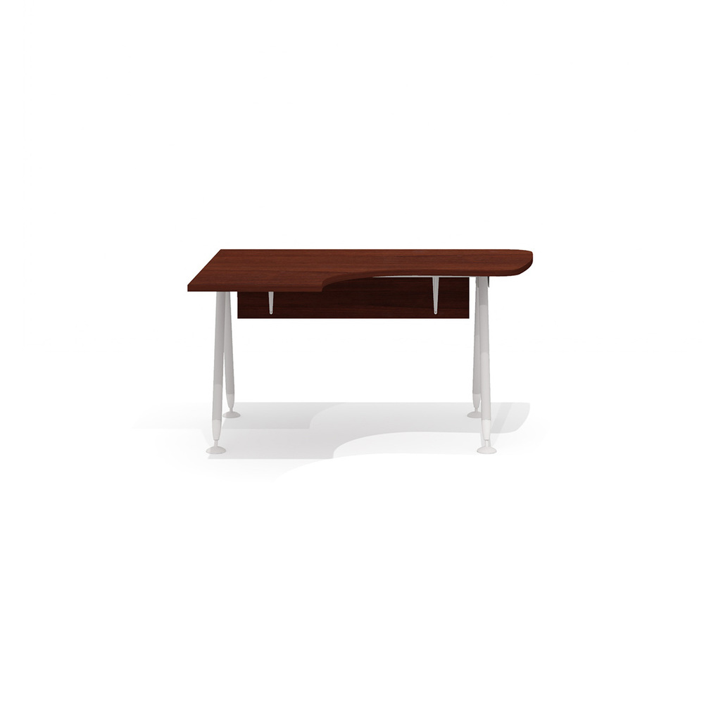 Эргономичный стол на металлокаркасе левый