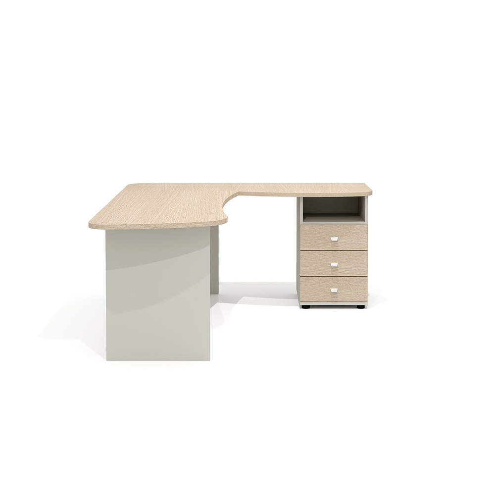 Составной эргономичный стол правый