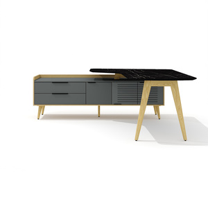 Стол рабочий интегральный с опорной тумбой