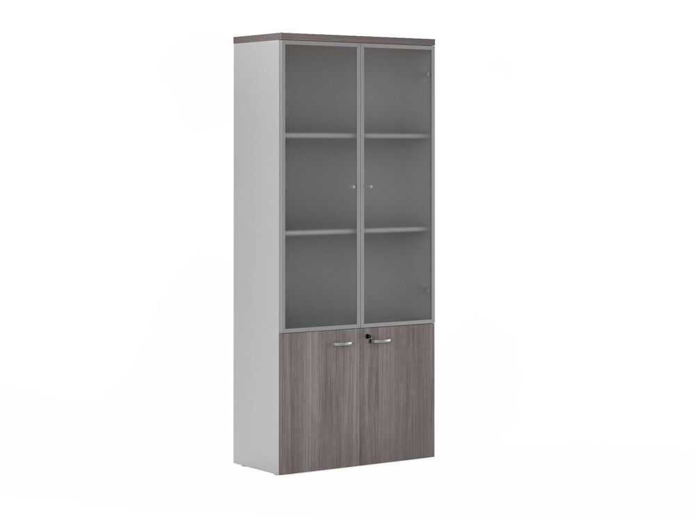 Шкаф комбинированный алюм.