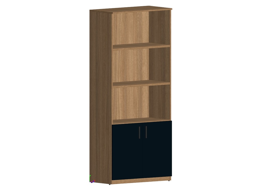 Стеллаж с малыми дверьми