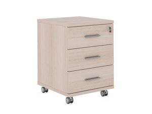 Тумба мобильная с замком на верхний ящик