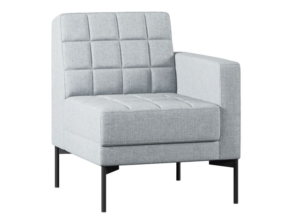 Секция с подлокотником одноместный левый