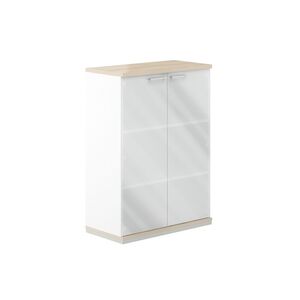 Шкаф 3 уровня (средний) 800 со стеклом