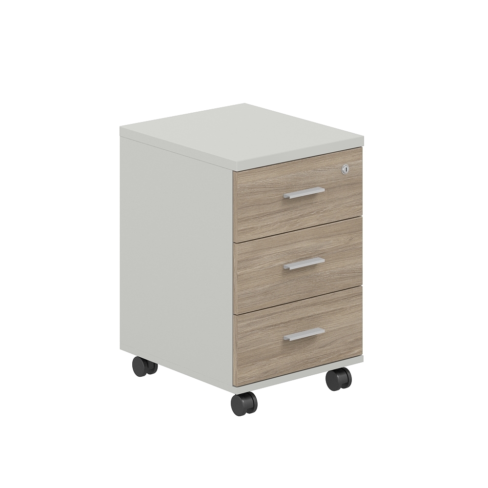 Тумба мобильная с 3 ящ., с замком