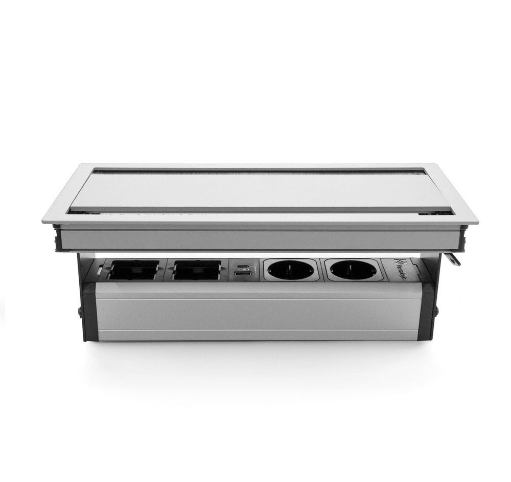 Versa Flap Dual блок врезной АЛЮМИНИЙ