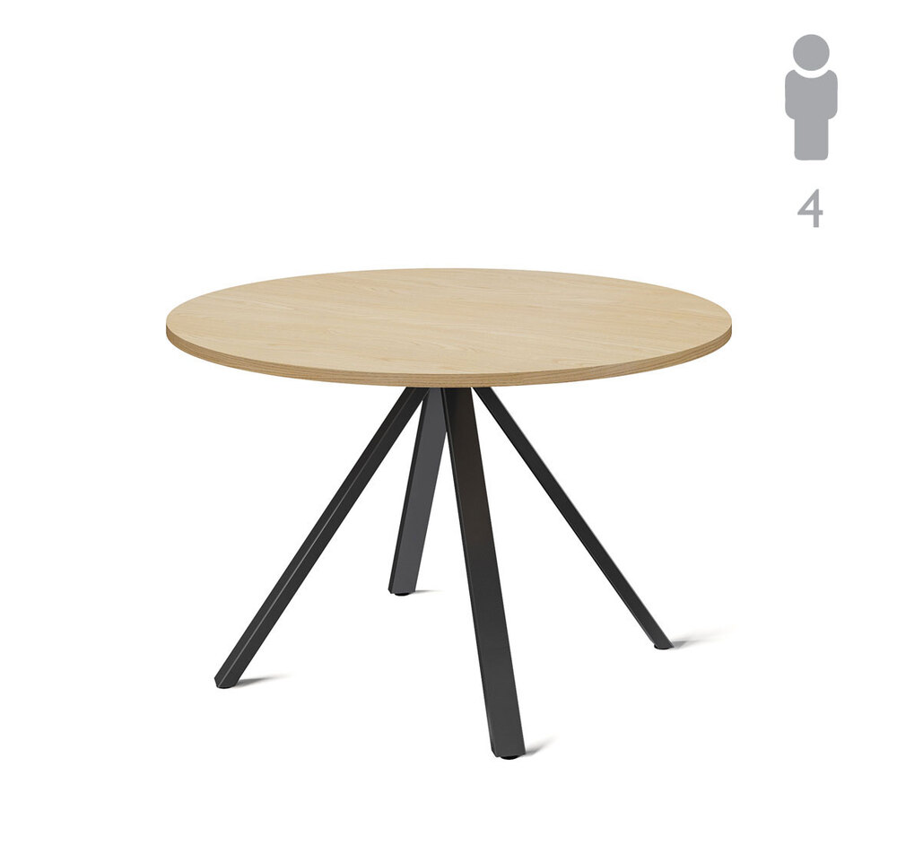 EXE Стол для переговоров круглый черн