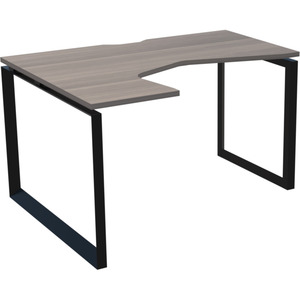 Стол эргономичный левый на металлокаркасе