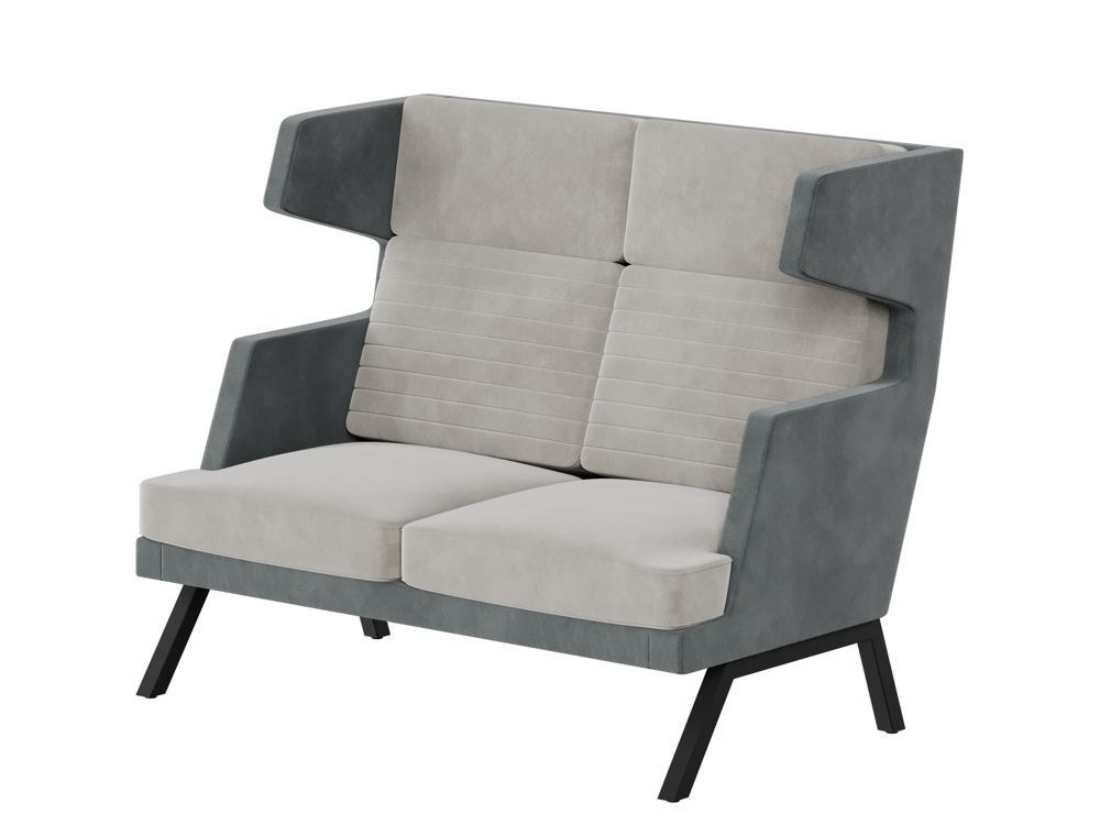 Диван двухместный высокий