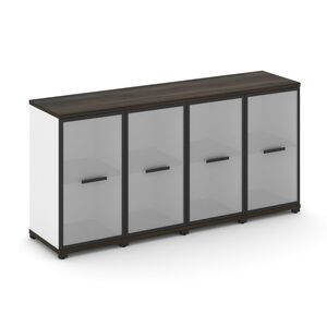 Шкаф четыре узкие секции, 2 ниши