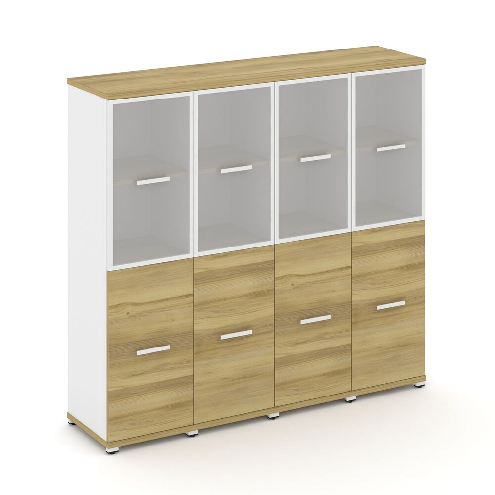 Шкаф четыре узкие секции, 4 ниши