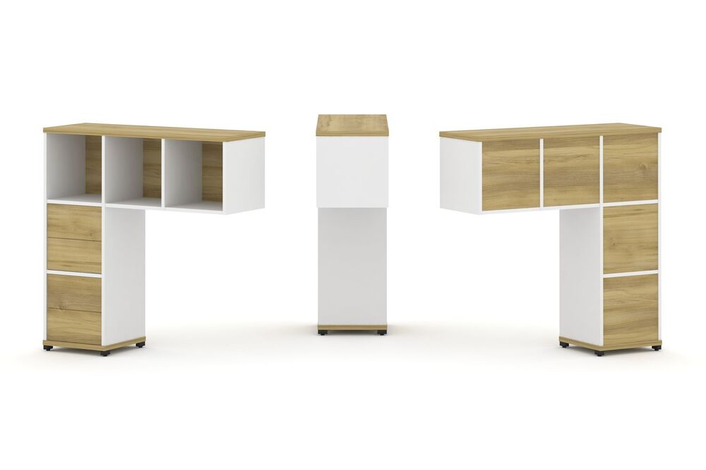 Надставка низкая + (Задняя стенка - 5 шт) + (Блок 2 ящика - 2 шт)