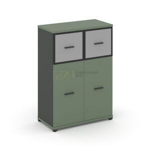 Шкаф одна широкая секция, 3 ниши