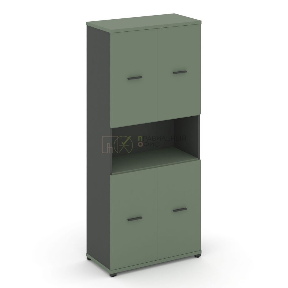 Шкаф одна широкая секция, 5 ниш