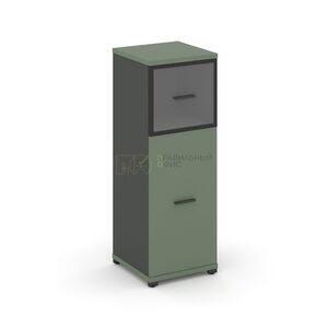 Шкаф одна узкая секция, 3 ниши