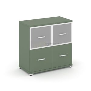 Шкаф одна широкая секция, 2 ниши