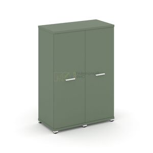 Шкаф две узкие секции, 3 ниши