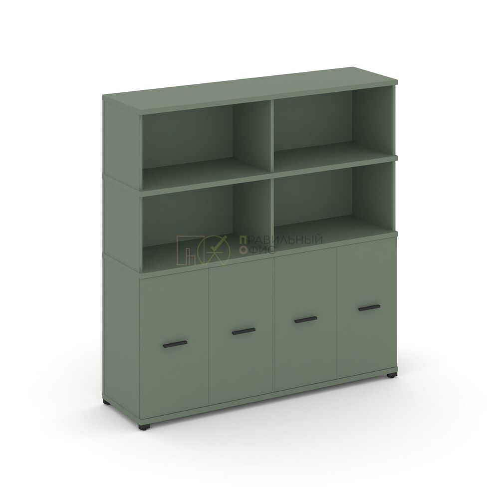 Шкаф распашной опорный/приставной с надставкой высокой