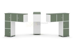 Надставка низкая + (Задняя стенка - 5 шт) + (Распашной фасад - 5 шт)