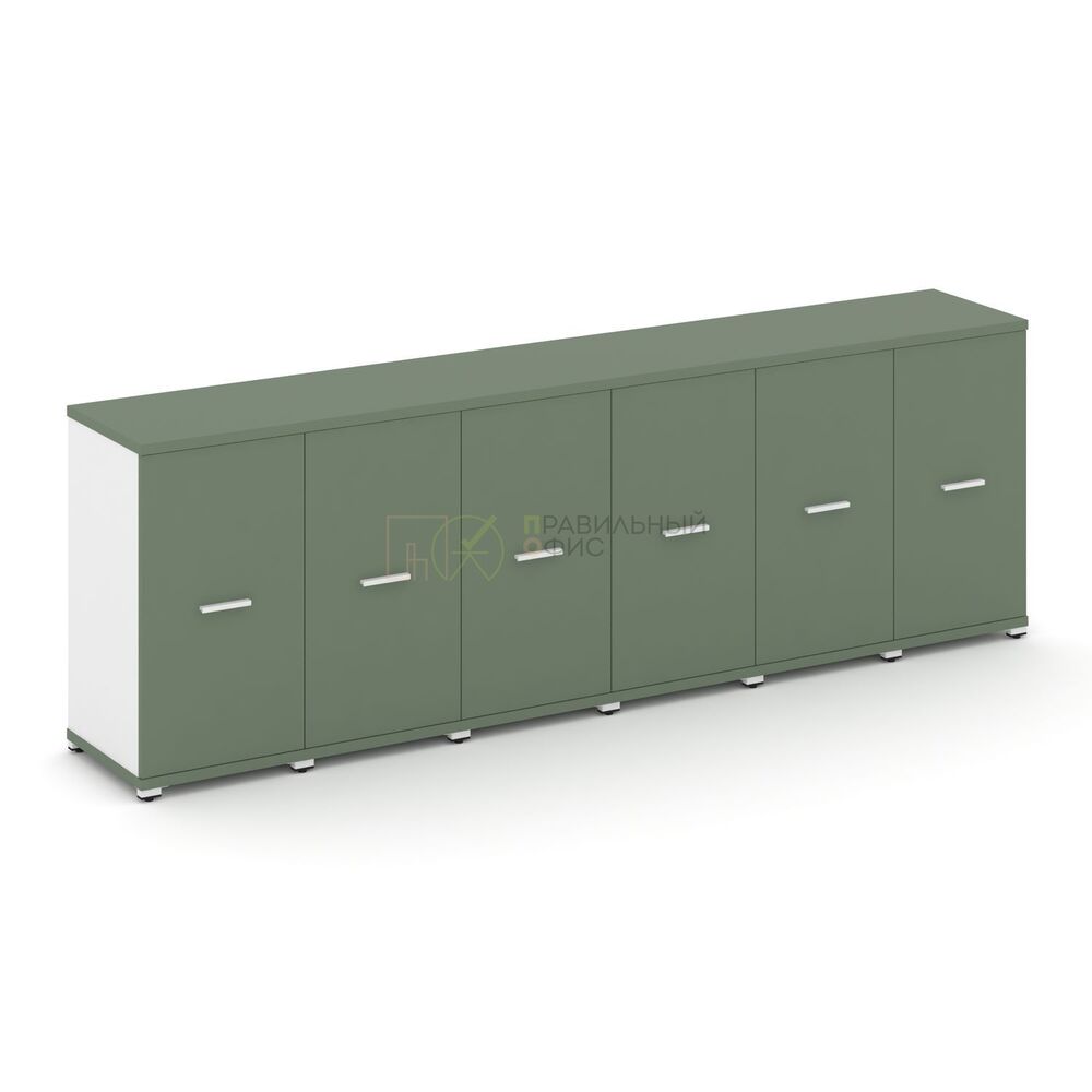 Шкаф шесть узких секций, 2 ниши